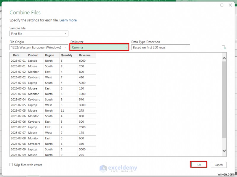 Seamless Drag‑and‑Drop File Uploads in Excel with Power Query