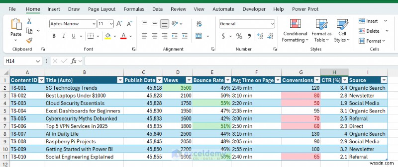 Use Excel as a Lightweight CMS for Effortless Website Content Planning
