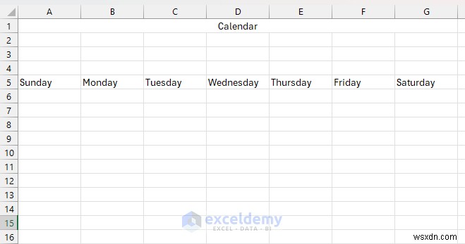 Create a Dynamic Calendar in Excel with Form Controls—Step‑by‑Step Guide