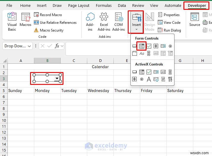 Create a Dynamic Calendar in Excel with Form Controls—Step‑by‑Step Guide