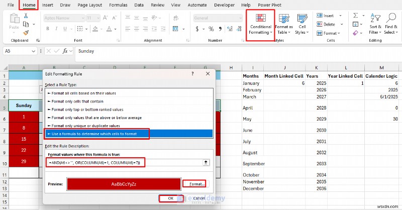 Create a Dynamic Calendar in Excel with Form Controls—Step‑by‑Step Guide