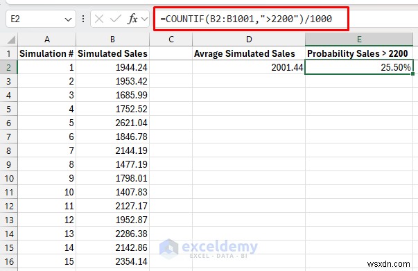 Excel Simulation: From Coin Flips to Weather Forecasts