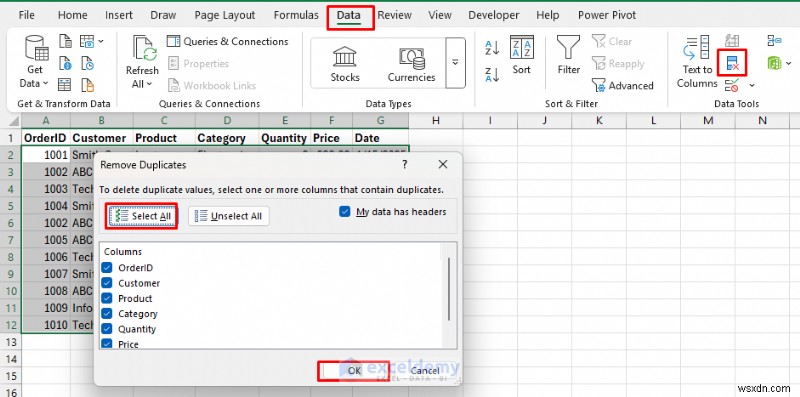 8 Proven Methods to Eliminate Duplicate Data in Excel While Preserving Integrity