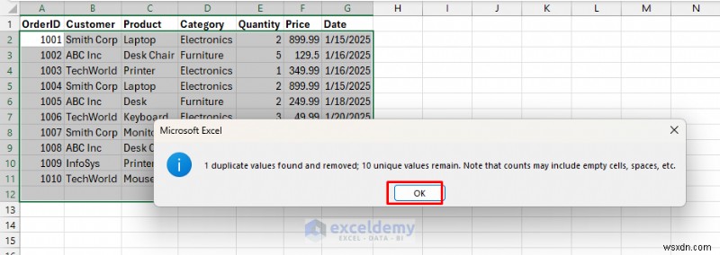 8 Proven Methods to Eliminate Duplicate Data in Excel While Preserving Integrity