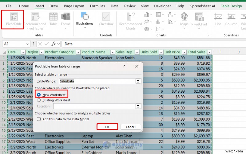 Create Real-Time Interactive Dashboards in Excel Using PivotTables & Slicers