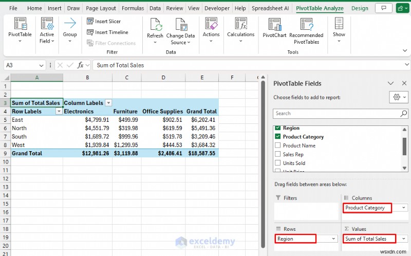 Create Real-Time Interactive Dashboards in Excel Using PivotTables & Slicers