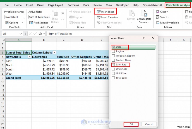Create Real-Time Interactive Dashboards in Excel Using PivotTables & Slicers