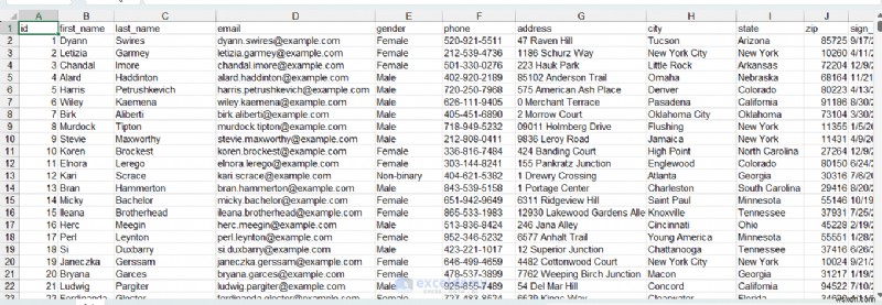 Create Realistic Excel Test Data Quickly with Mockaroo