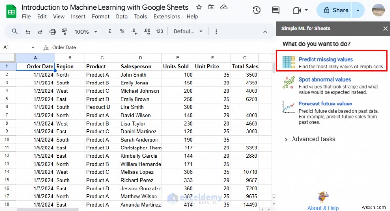 Master Machine Learning Basics Using Google Sheets: A Practical Guide