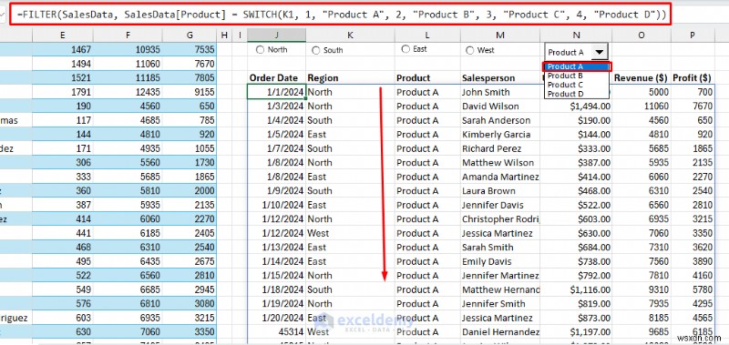 Build Interactive Excel Dashboards Using Form Controls (No VBA Needed)