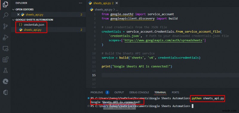 Automate Your Workflows with Google Sheets API Integration
