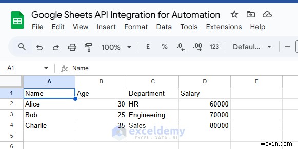 Automate Your Workflows with Google Sheets API Integration