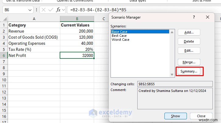 Master Excel Scenario Manager: Advanced Financial Planning & Forecasting