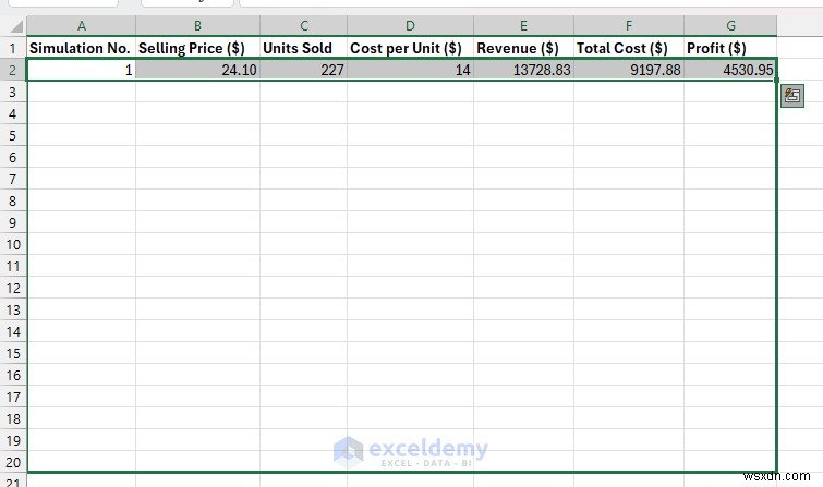 Excel Guide: Building a Monte Carlo Simulation for Data-Driven Decision Making
