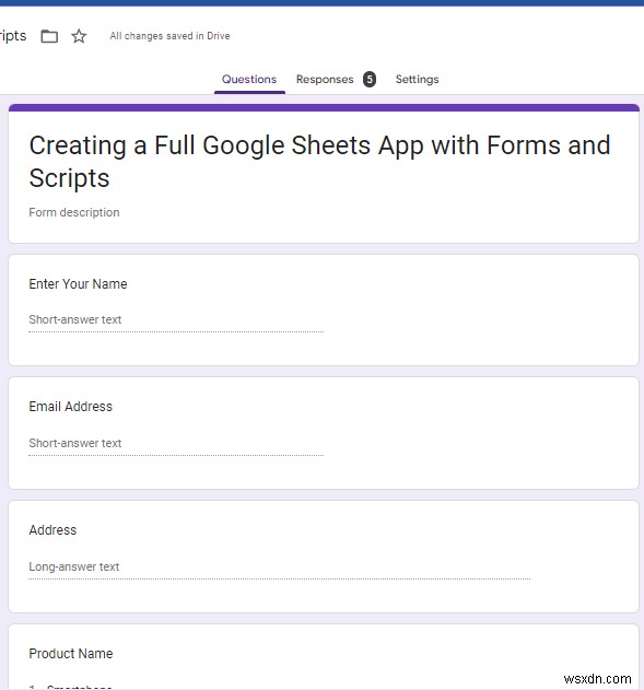 Build a Complete Google Sheets App: From Forms to Automated Scripts