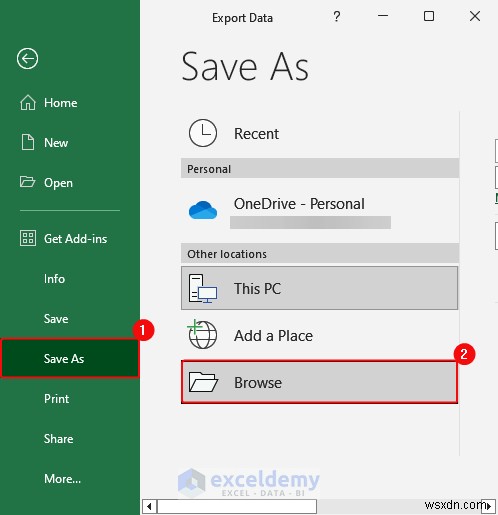 Exporting Excel Data to DOC, PDF, CSV, XML, and vCard Formats Made Easy