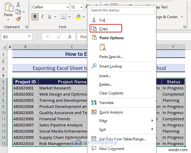 Exporting Excel Data to DOC, PDF, CSV, XML, and vCard Formats Made Easy