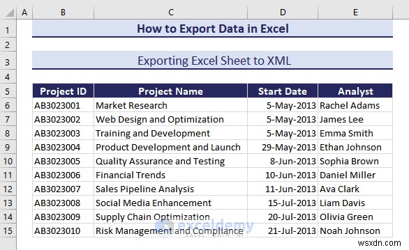 Exporting Excel Data to DOC, PDF, CSV, XML, and vCard Formats Made Easy