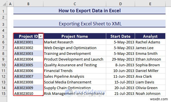 Exporting Excel Data to DOC, PDF, CSV, XML, and vCard Formats Made Easy
