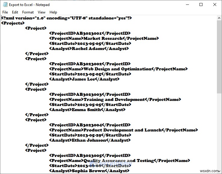 Exporting Excel Data to DOC, PDF, CSV, XML, and vCard Formats Made Easy