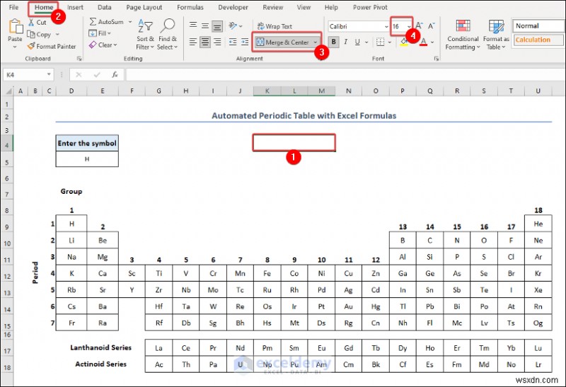 Create a Periodic Table in Excel: Two Simple Methods