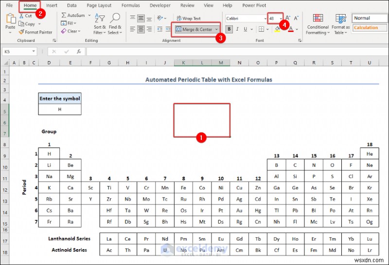 Create a Periodic Table in Excel: Two Simple Methods