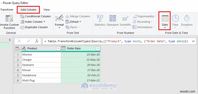 Master Power Query Date Functions in Excel: 3 Practical Examples