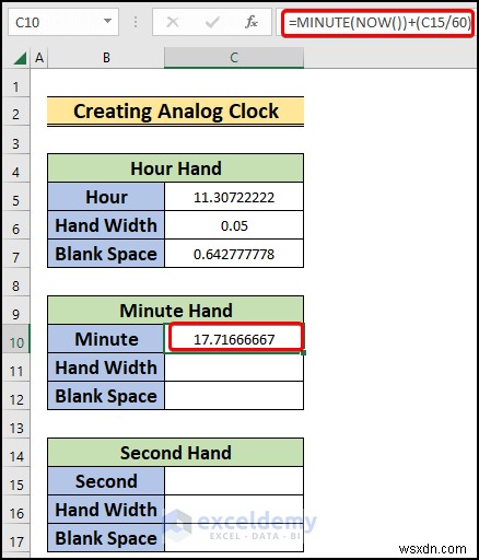 Build a Real-Time Analog Clock in Excel: Step‑by‑Step Guide