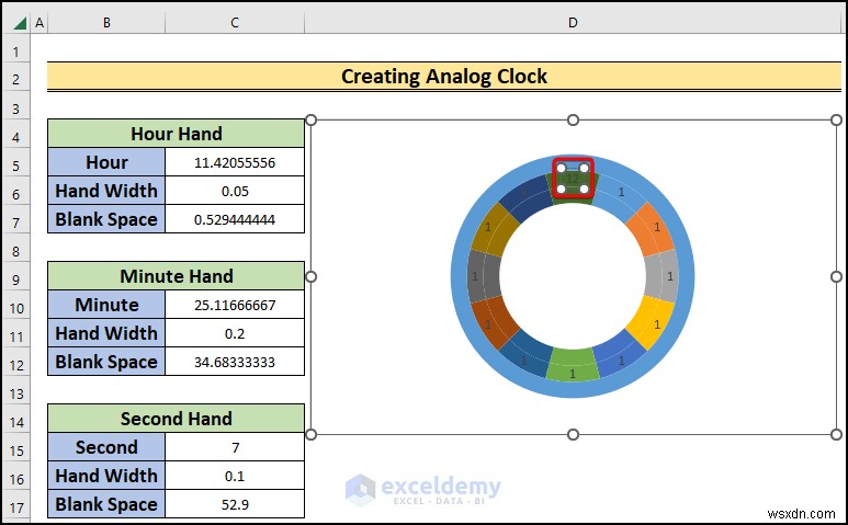 Build a Real-Time Analog Clock in Excel: Step‑by‑Step Guide
