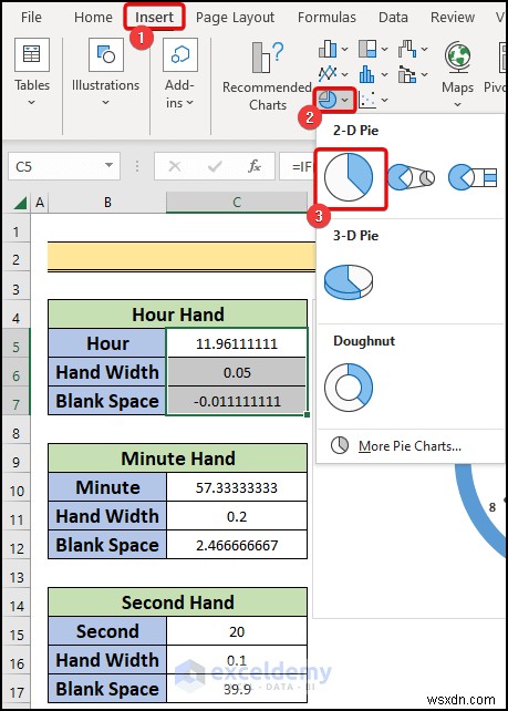 Build a Real-Time Analog Clock in Excel: Step‑by‑Step Guide