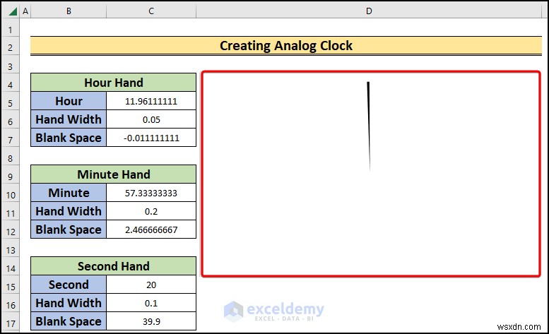 Build a Real-Time Analog Clock in Excel: Step‑by‑Step Guide