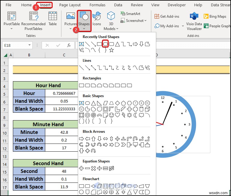 Build a Real-Time Analog Clock in Excel: Step‑by‑Step Guide