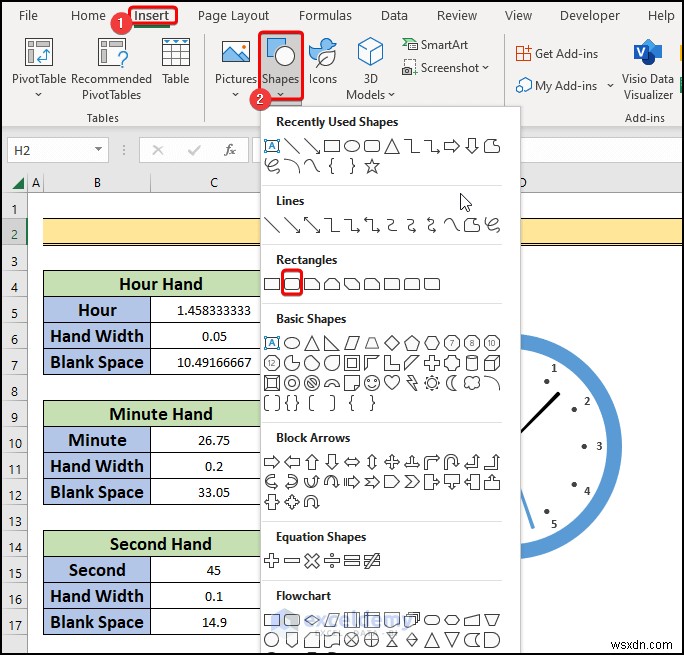 Build a Real-Time Analog Clock in Excel: Step‑by‑Step Guide