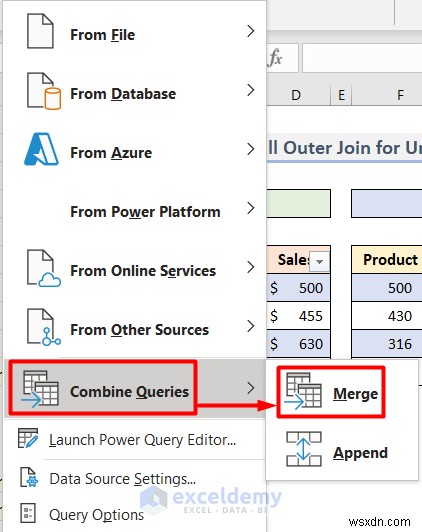 Excel Full Outer Join: Step-by-Step Power Query Tutorial