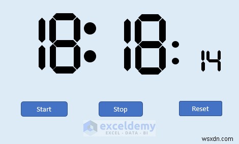 Create a Digital Clock in Excel: Two Simple VBA & Formula Methods