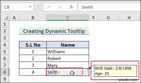 Build Dynamic Tooltips in Excel: Step‑by‑Step Tutorial