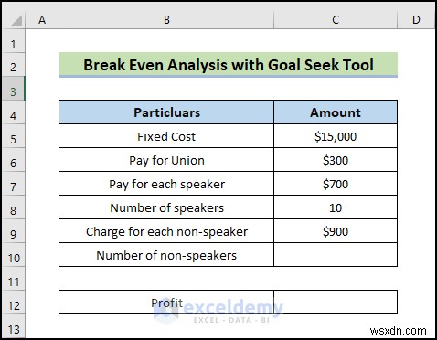 Excel Goal Seek: Master Break‑Even Analysis Quickly
