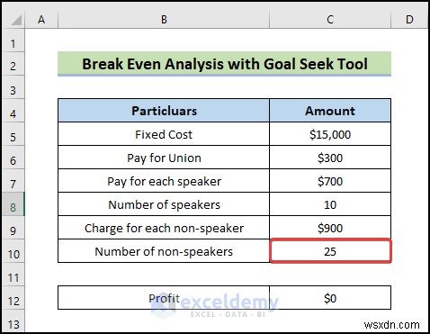 Excel Goal Seek: Master Break‑Even Analysis Quickly