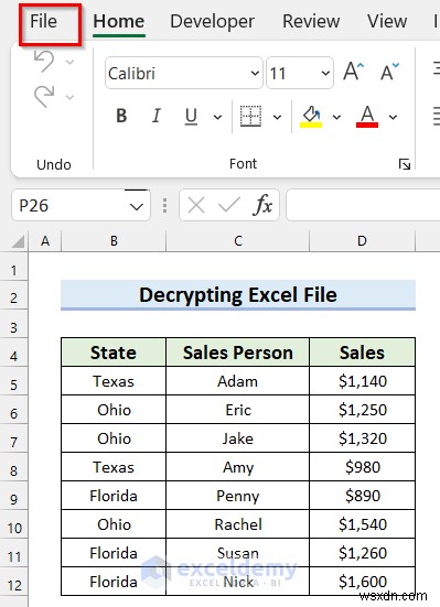 How to Unlock a Password-Protected Excel File – 2 Simple Methods