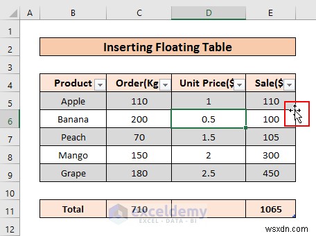 Add Floating Tables in Excel: 2 Quick, Proven Techniques