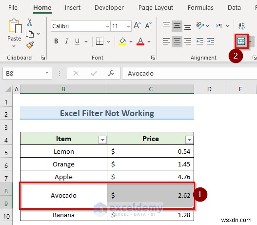 Fix Excel Filter Stopping at Blank Row – 4 Quick Solutions