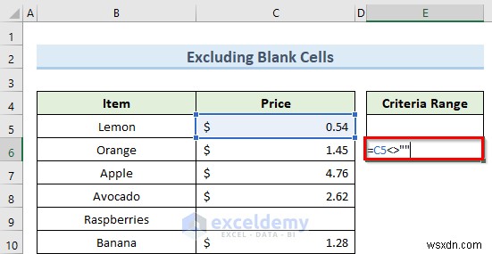 Fix Excel Filter Stopping at Blank Row – 4 Quick Solutions