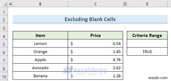 Fix Excel Filter Stopping at Blank Row – 4 Quick Solutions