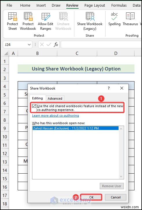Fix Grayed‑Out Unshare Workbook Option in Excel – Quick & Easy Solution