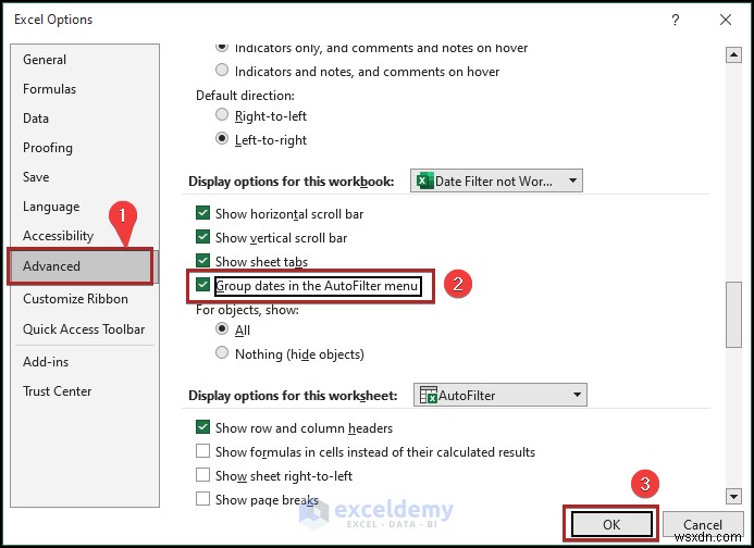 How to Fix Excel Date Filter Issues in Grocery Sales Reports