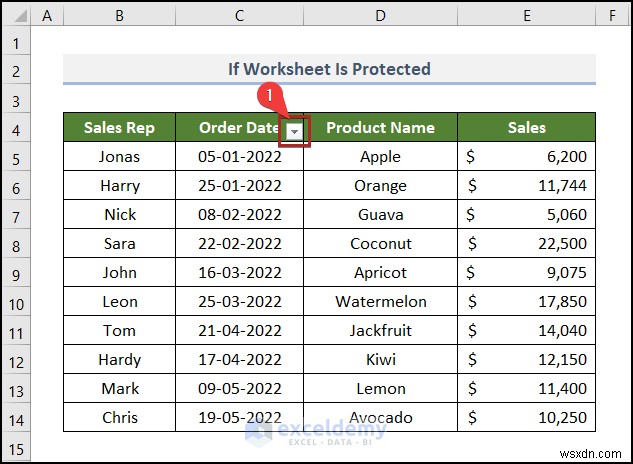 How to Fix Excel Date Filter Issues in Grocery Sales Reports