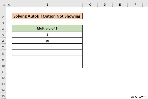 Fix: Auto Fill Options Missing in Excel – Quick Step-by-Step Guide