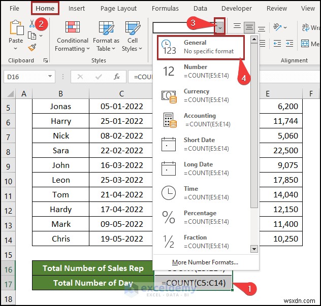 Excel COUNT Function Not Working? 4 Common Causes & Easy Fixes