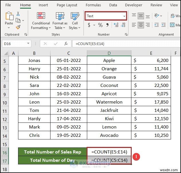 Excel COUNT Function Not Working? 4 Common Causes & Easy Fixes