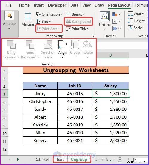 Excel Page Layout Tab Greyed Out? 4 Quick Fixes Explained